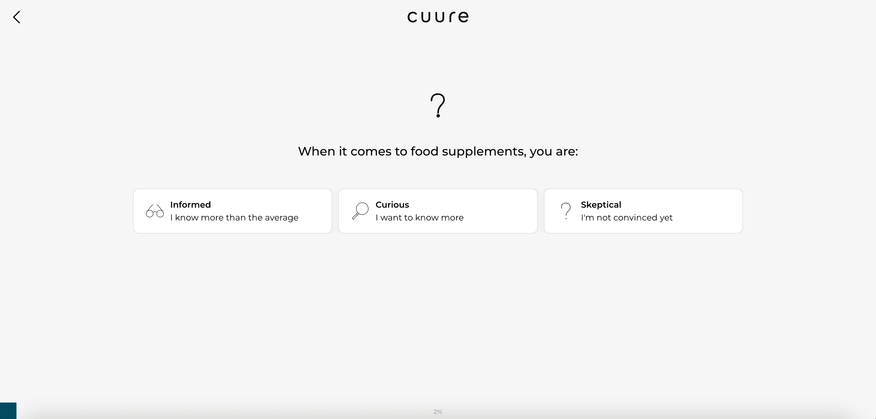 Cuure, screen 2
