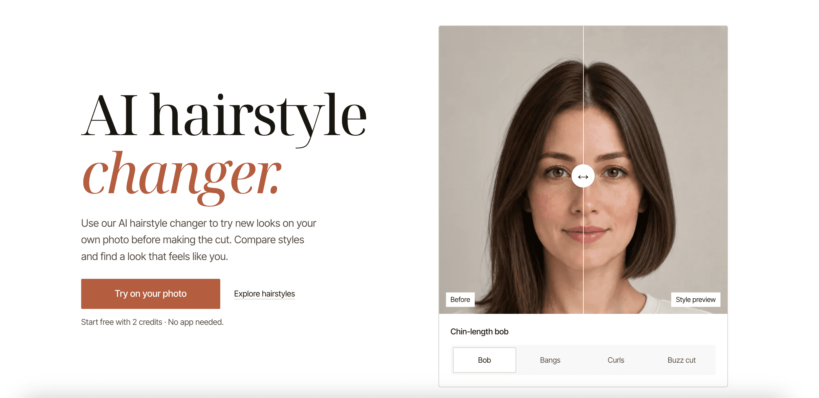 AI Hairstyle Studio — ai consumer product