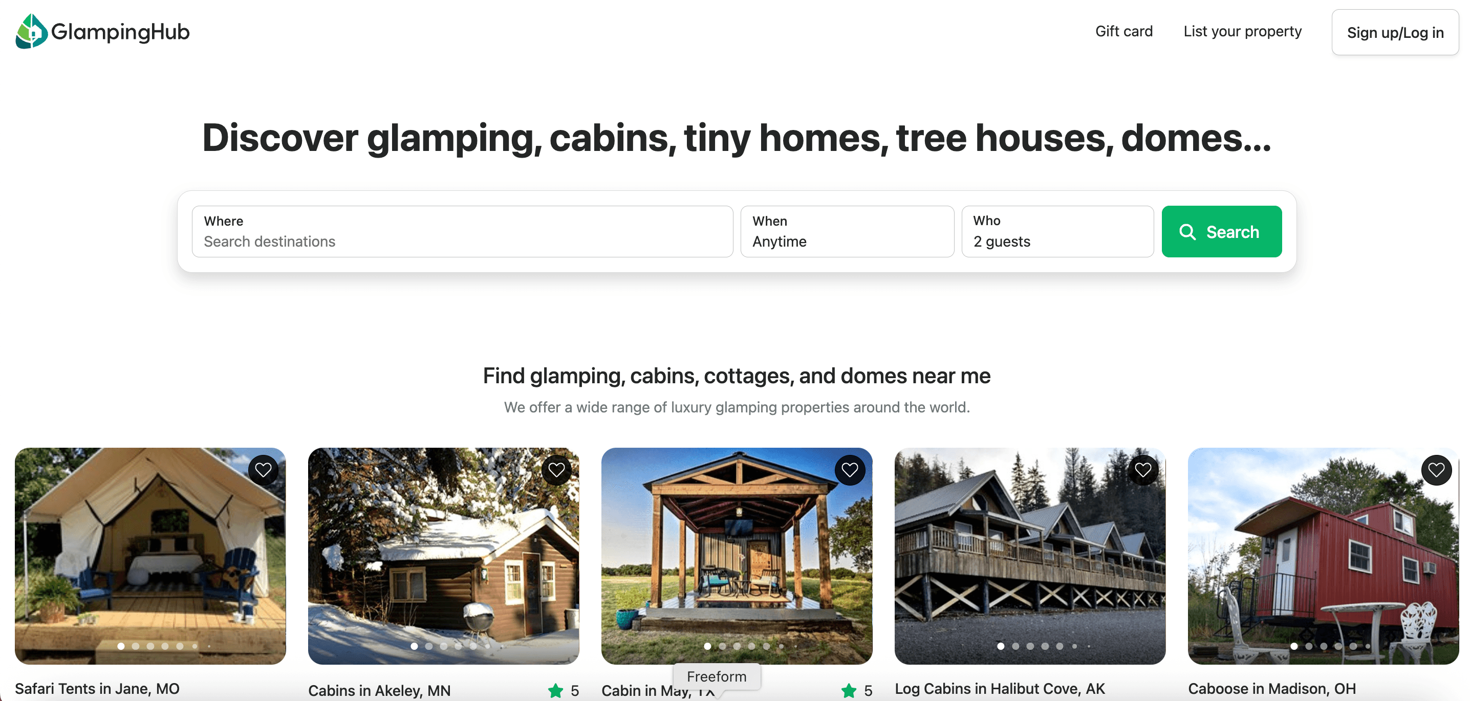 GlampingHub, two-sided marketplace