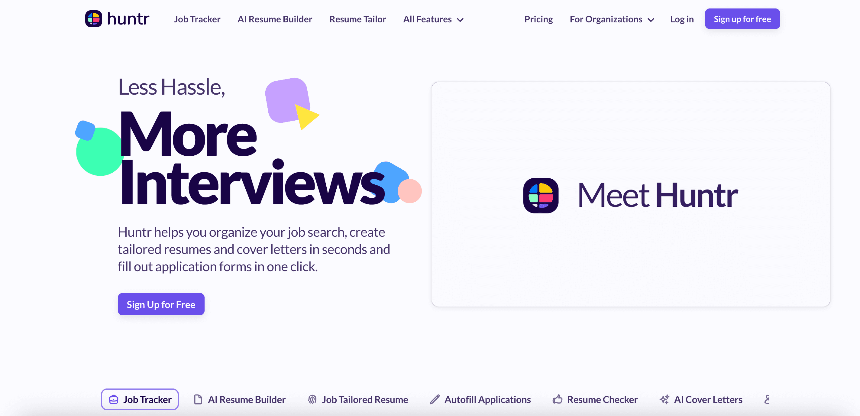 Huntr, ai-powered saas